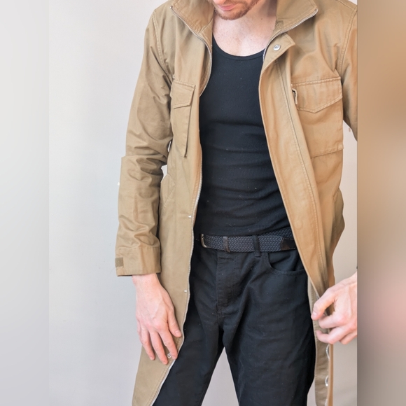 Han Kjobenhavn Double Zipper High Neck Canvas Trench Coat l SS 17 Collection - Picture 7 of 14